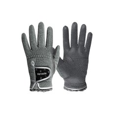 Henzzle GolF 中性款防寒雙手高爾夫手套, 深灰色