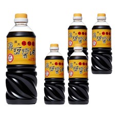 屏大 薄鹽醬油, 使用非基因改造黃豆及台灣自產黑豆, 完整六個月發酵, 甘醇芳香, 未添加任何鉀鹽、焦糖色素, 710ml, 5瓶