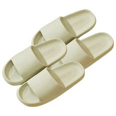 MyBath 防滑降噪輕便室內拖鞋, 2雙, 綠色