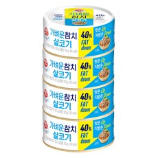 오뚜기 가벼운참치 살코기, 135g, 4개