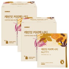 CABINEAT 浸泡式咖啡包 堅果風味, 12g, 7包, 2組