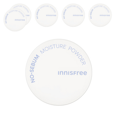 INNISFREE 無油無慮保濕蜜粉 5g, 6罐, 單色