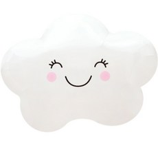 웃는얼굴 구름 풍선, 혼합색상, 4개