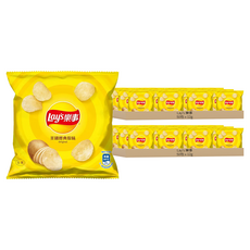 Lay's 樂事 洋芋片 美國經典原味, 12g, 100包