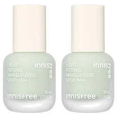 INNISFREE 輕薄透服貼飾底乳 30ml, 02 Green, 2瓶