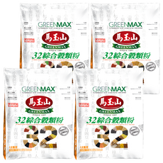 馬玉山 32綜合穀類粉 不含蔗糖和人工色素 充氮保鮮 冷熱沖泡皆宜, 25g, 12包, 4袋