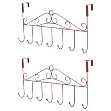 문에거는 방문 행거 7구엔틱 도어후크, 2개