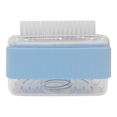 肥皂起泡盒洗衣刷, 藍色, 1個