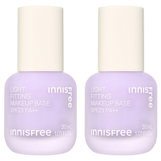 INNISFREE 輕薄透服貼飾底乳 30ml, 01 Purple, 2瓶
