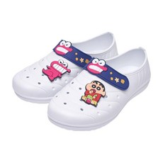 ABLE FACTORY 兒童款 CHOCOBI 蠟筆小新 EVA綁帶室內鞋