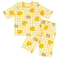 메이키즈 아동용 미니 오리 7부 변화지 상하의 세트