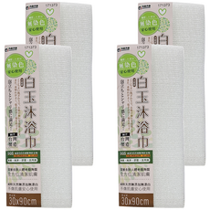 minono 米諾諾 白玉沐浴巾, 單一顏色, 4條, 1條