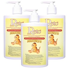 Reto 嬰幼兒原型燕麥膠體身體乳液 白乳，濕疹舒緩，不含色素香料，保濕修護, 250ml, 3瓶