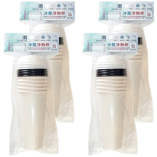 百貨King Drink渴冰酷冷熱杯 含蓋, 6入, 4包