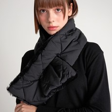 TECH SKIN 雙面鋪棉高爾夫圍脖, 黑色, 1個