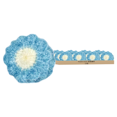 MasterClean 韓風手編洗碗巾, 小花藍色, 3個, 5包