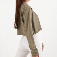 尼龍短版長袖T恤 AW1004