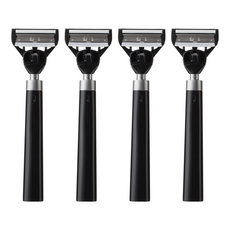 blak 經典刮鬍刀-極致黑, 4支, 1入