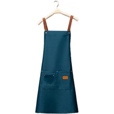 Devence 防水彩色圍裙, 藍綠色