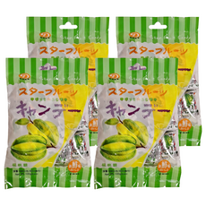 綠得製菓 楊桃糖 新鮮口味, 100g, 4袋