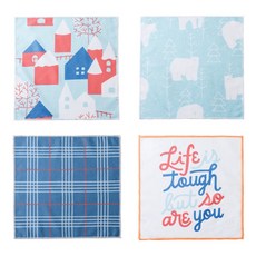 J-Life 超細纖維抹布 4 件套 Warm Village, 1套