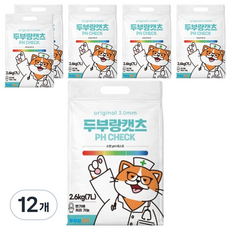 두부랑캣츠 ph 두부모래, 2.6kg, 12개, 오리지날