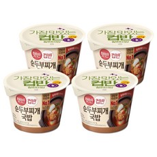 CJ Hetbahn 即食韓式嫩豆腐鍋湯飯, 173g, 4入