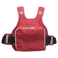 透氣反光兒童機車安全帶, 尊貴紅, 1個