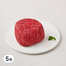 본고기 한우 1등급 안심 구이용 (냉장), 200g, 5개