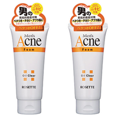 ROSETTE 露姬婷 男性控油抗痘洗面乳, 120g, 2條