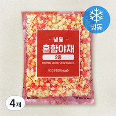 혼합야채 2종 (냉동), 4개, 1kg