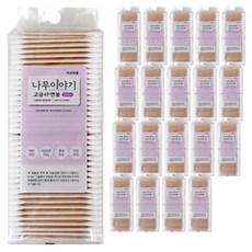 스타 나무이야기 고급면봉, 400개입, 20개