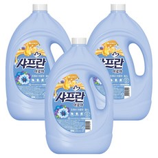 샤프란 섬유유연제 프레쉬 아로마 본품, 3.1L, 3개