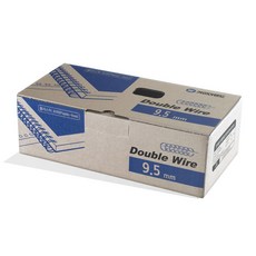 카피어랜드 3:1 더블 와이어링 100개입, 9.5mm, 브라운, 1박스