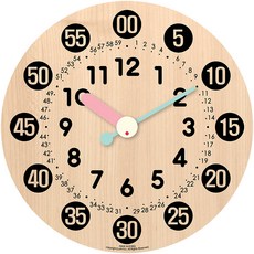 HAPPYVIRUS 무소음 교육용 벽시계, 작은별