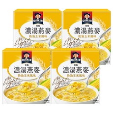 QUAKER 桂格 濃湯燕麥 奶油玉米風味 5包, 235g, 4盒