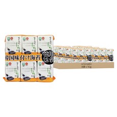 Orionjako 韓國麻油風味海苔 12小包裝, 42g, 8袋