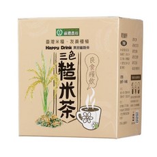 蔴鑽農坊 黑琵三色糙米茶, 1個, 13g, 10個裝