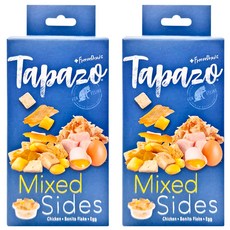 Tapazo 貓用 凍乾佐餐杯 5杯, 雞肉 + 柴魚 + 雞蛋, 35g, 2盒, 雞肉+柴魚+雞蛋