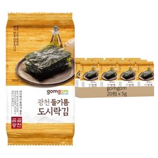 gomgom 廣川 紫蘇油海苔 5g 20包