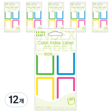 Petit 彩色索引標籤貼紙 20-C218 15入, 混合顏色, 12個