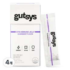 것시스 비타 면역 젤리 엘더베리맛 14p, 280g, 4개