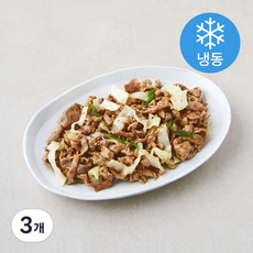 요리락 양배추가 한웅큼 들어간 돼지불고기 (냉동), 3개, 500g