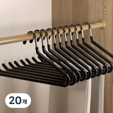 高級防滑末端塗層褲架, 黑色, 20個