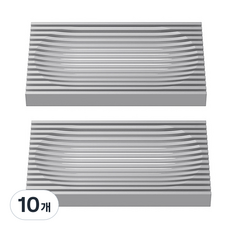 RIVER-GREEN 排水軟皂架, 灰色, 10個