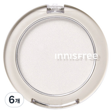 이니스프리 쉬어 글로이 하이라이터 5.5g, 1호핑키화이트, 6개