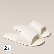 ARYKO 飯店式現代風拖鞋, 2個, 象牙白