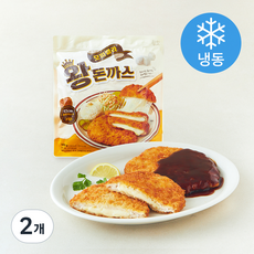 윙잇 모짜렐라 왕돈까스 (냉동), 500g, 2개