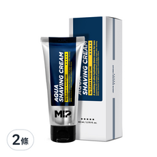 MIP 保濕刮鬍膏 清潔配方, 80ml, 2條