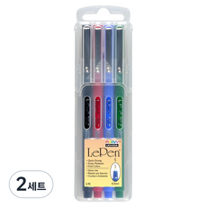 LePen Uchida Primary 4件組, 2套, 1 黑色, 2 紅色, 3 藍色, 4 綠色